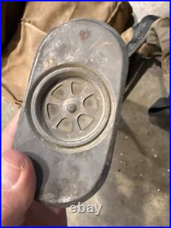 WWI M1918 US Army AEF Gas Mask & Carry Bag Yellow Can Respirator