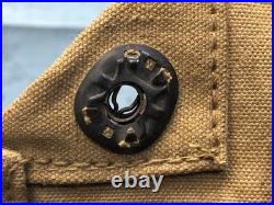 WWI M1918 US & UK SBR Gas Mask & Carry Bag Small Box Yellow Can Respirator RARE