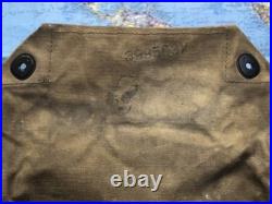 WWI M1918 US & UK SBR Gas Mask & Carry Bag Small Box Yellow Can Respirator RARE