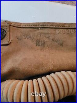 WWI US Army Doughboy NAMED Gas Mask & Bag Corrected English Box Respirator