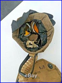 WWI WW1 US Gas Mask Army Doughboy ID, Respirator Original Military CLEAN