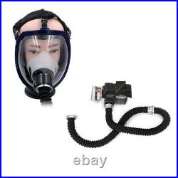 Workplace Safety Full Face Gas Mask Electric Constant Flow Supplied Air Paint