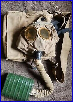 Ww1 U. S. C. E. M. Respirator Doughboy Gas Mask