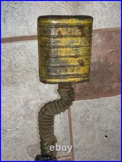 Ww1 World War 1 US Corrected English Type Box Respirator Gas Mask 1917