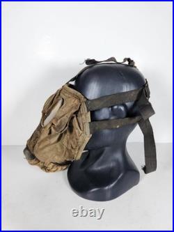 Ww1 World War 1 US Corrected English Type Box Respirator Gas Mask 1918 With Bag