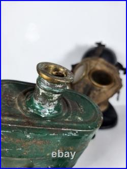 Ww1 World War 1 US Corrected English Type Box Respirator Gas Mask 1918 With Bag