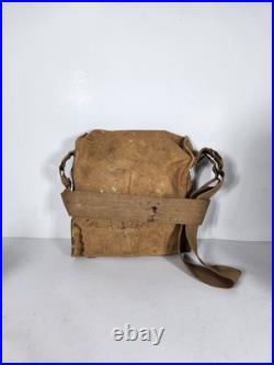 Ww1 World War 1 US Corrected English Type Box Respirator Gas Mask 1918 With Bag